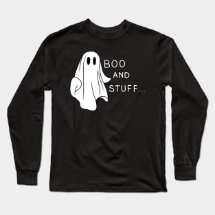 Ghost - Boo and Stuff Long Sleeve T-Shirt